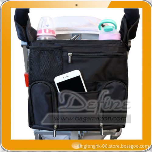 Baby Stroller Organizer With Multifunctional Storage Compartments